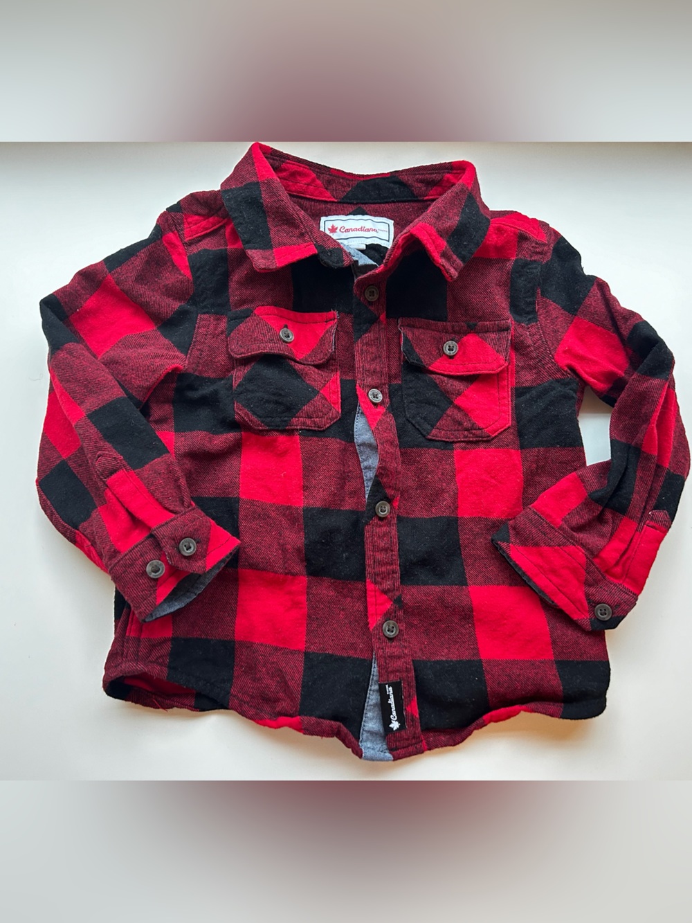 Canadiana Plaid Button Down